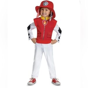 Paw Patrol Marshall Costume Dress Up~Size 3T/4T NWT